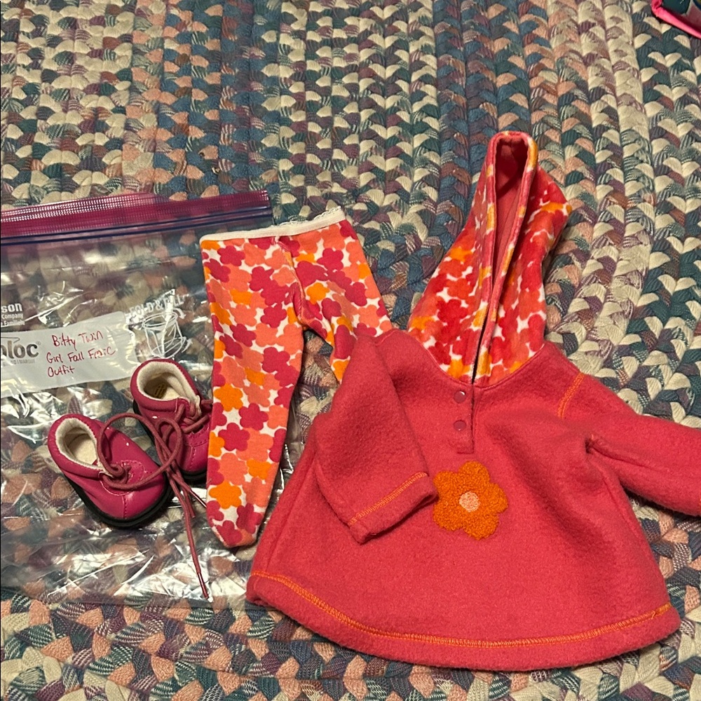 American Girl Doll Bitty Twin Girl Fall Frolic Outfit